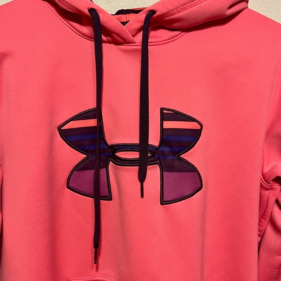 Under Armour Pink and Black Hoodie - Picture 2 of 4